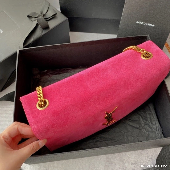 Tony Luxuries SMOOTH YSL REVERSIBLE MEDIUM KATE IN LEATHER SUEDE AND 0709